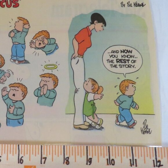 Family Circus LAMINATED June 25th, 2000  “AND NOW YOU KNOW…THE REST OF THE STORY - Picture 2 of 4